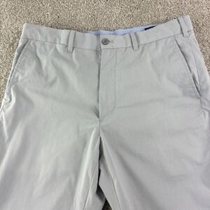 Polo Golf Ralph Lauren Mens 33x32 Gray Micro Check Tailored Fit Pants Golfcore